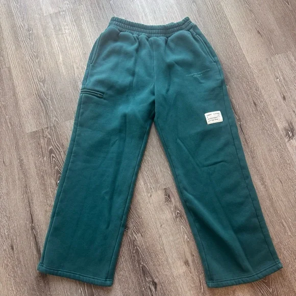 COMFRT Affirmation Collection Sweatpants Forest Green Lounge Pant Cozy - Picture 3 of 6